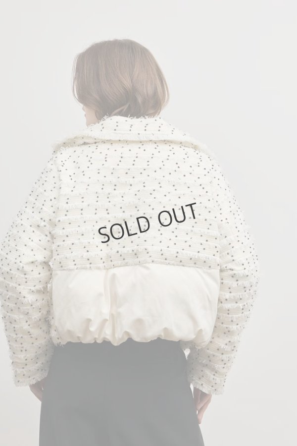 画像9: グレースコンチネンタル｜GRACE CONTINENTAL  ツイードダウンジャケット{-BFS} (9)