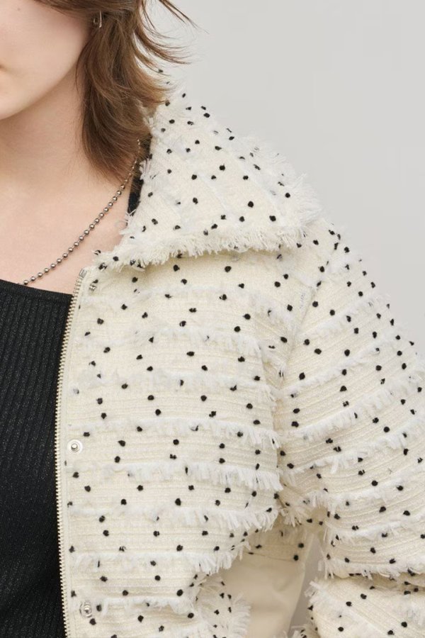 画像10: グレースコンチネンタル｜GRACE CONTINENTAL  ツイードダウンジャケット{-BFS} (10)