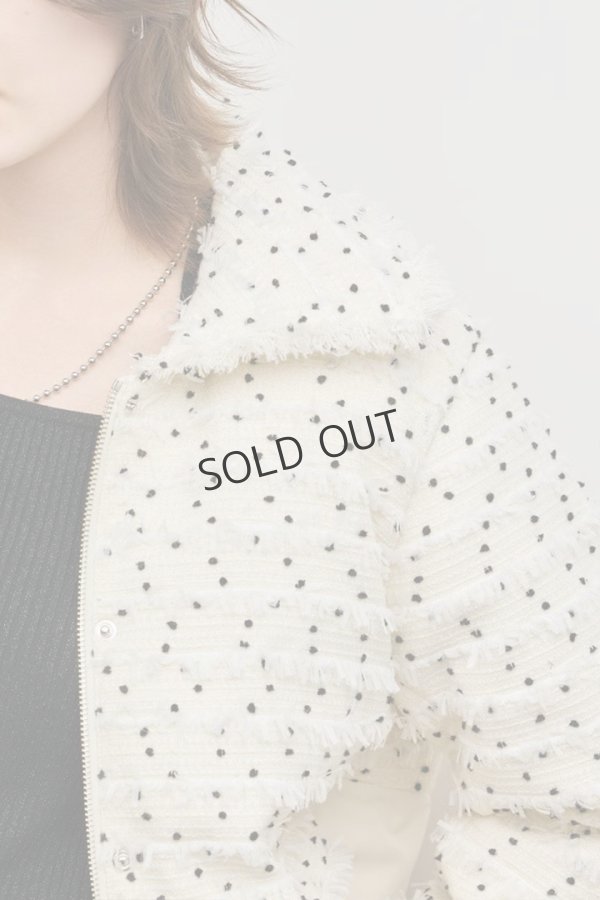 画像10: グレースコンチネンタル｜GRACE CONTINENTAL  ツイードダウンジャケット{-BFS} (10)