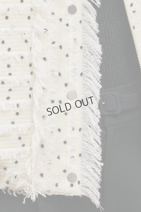 画像11: グレースコンチネンタル｜GRACE CONTINENTAL  ツイードダウンジャケット{-BFS} (11)