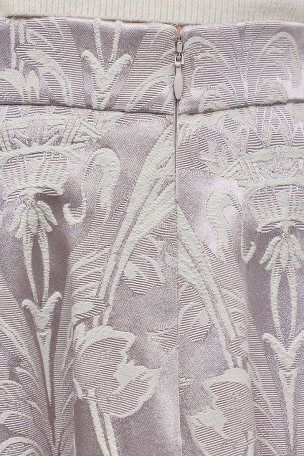 画像7: グレースコンチネンタル｜GRACE CONTINENTAL  オーナメントジャガードハンカチヘムスカート{-BFS} (7)