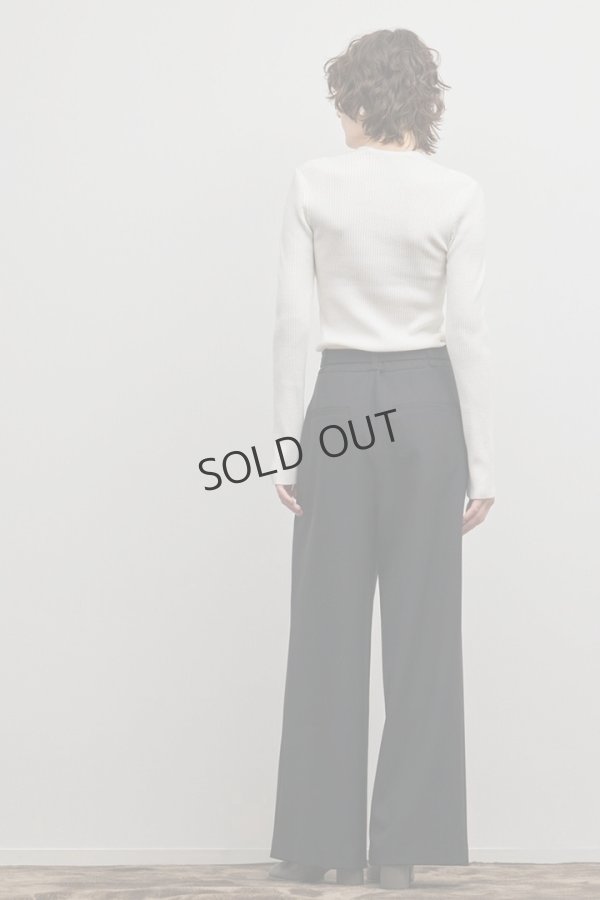 画像4: グレースコンチネンタル｜GRACE CONTINENTAL  スクエアリブニットトップ{-BFS} (4)