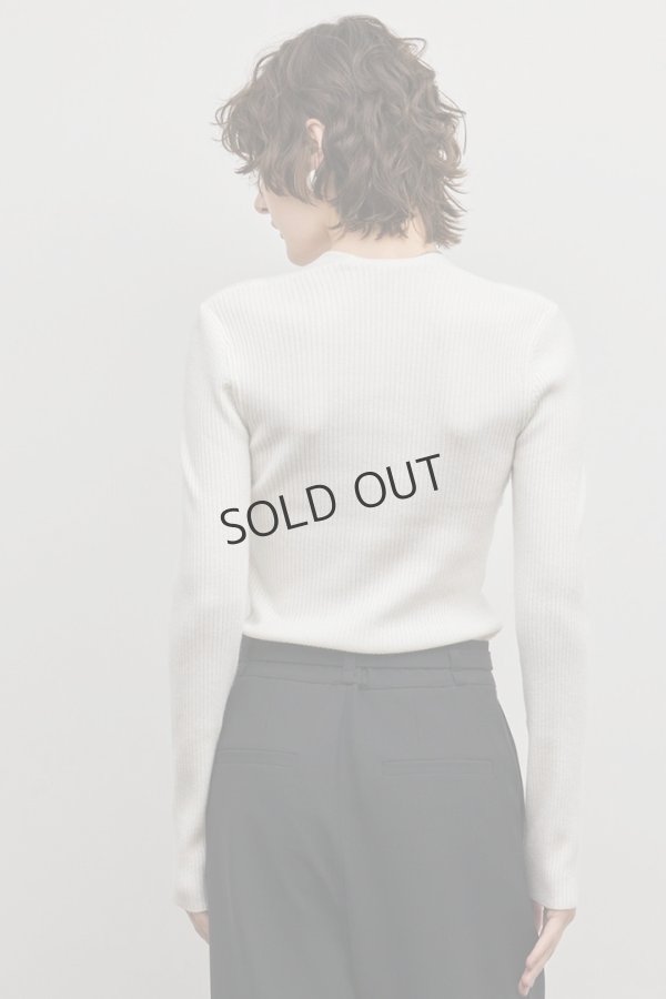 画像7: グレースコンチネンタル｜GRACE CONTINENTAL  スクエアリブニットトップ{-BFS} (7)