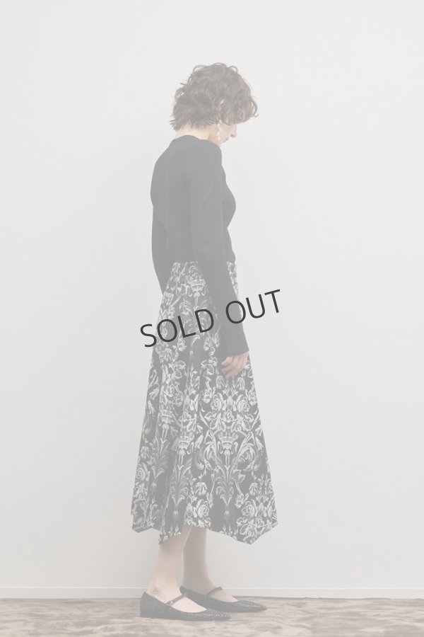 画像2: グレースコンチネンタル｜GRACE CONTINENTAL  スクエアリブニットトップ{-BFS} (2)