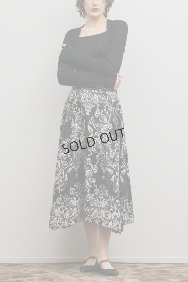 画像3: グレースコンチネンタル｜GRACE CONTINENTAL  スクエアリブニットトップ{-BFS} (3)