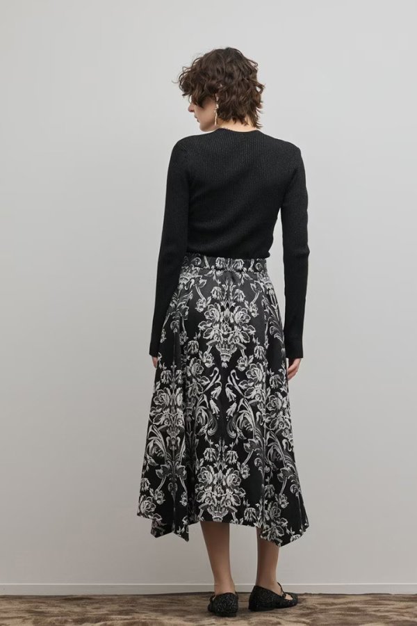 画像5: グレースコンチネンタル｜GRACE CONTINENTAL  スクエアリブニットトップ{-BFS} (5)