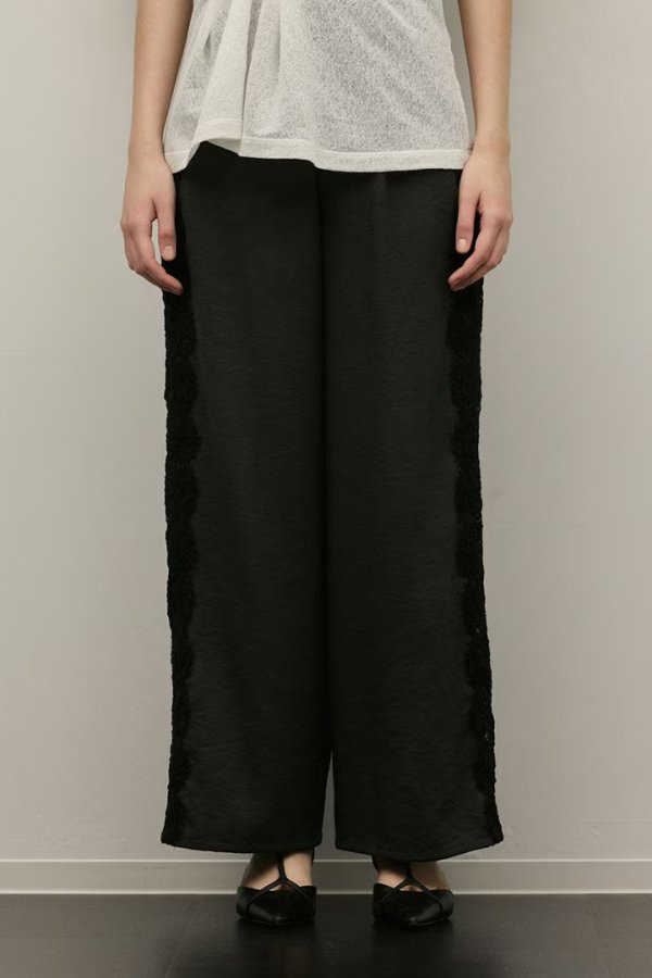 画像5: グレースコンチネンタル｜GRACE CONTINENTAL  サイドレースパンツ{-BFS} (5)