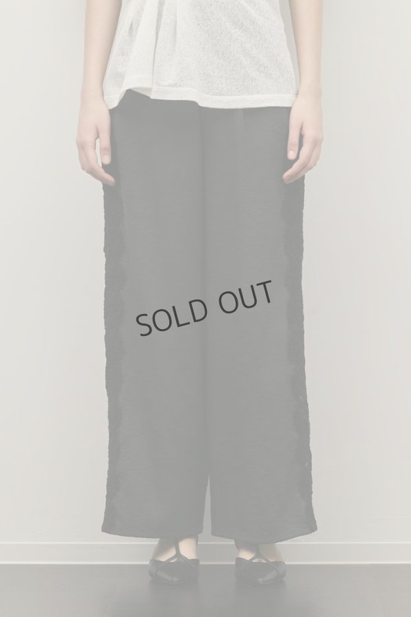 画像5: {SOLD}グレースコンチネンタル｜GRACE CONTINENTAL  サイドレースパンツ{-BFS} (5)