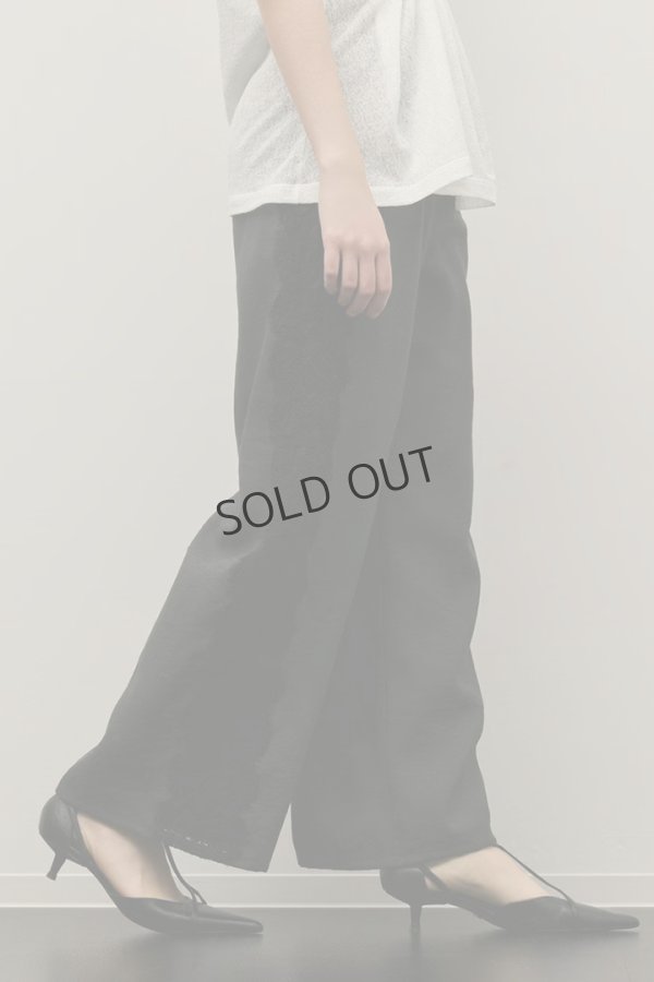 画像6: {SOLD}グレースコンチネンタル｜GRACE CONTINENTAL  サイドレースパンツ{-BFS} (6)