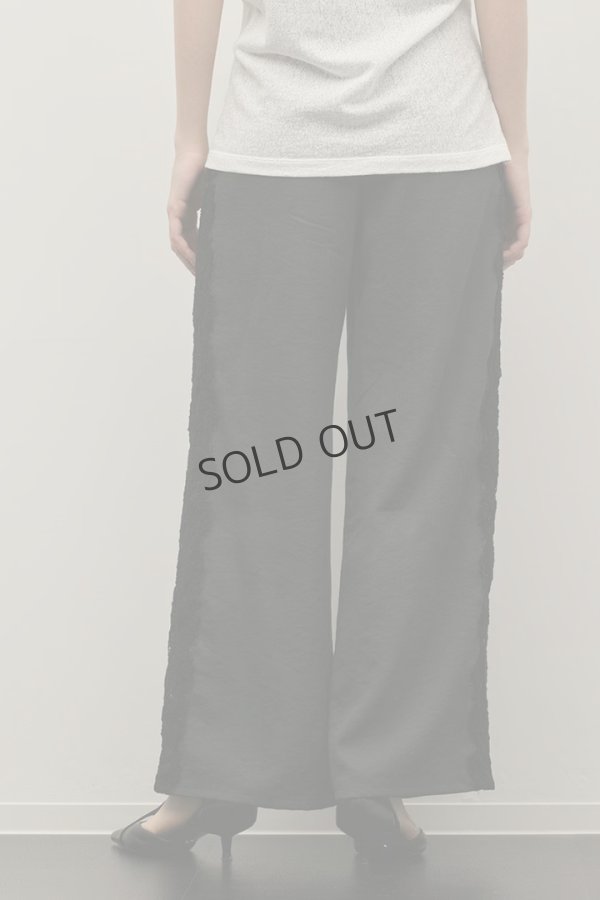 画像7: {SOLD}グレースコンチネンタル｜GRACE CONTINENTAL  サイドレースパンツ{-BFS} (7)