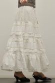 画像10: ★取り寄せリクエスト注文受付中★ グレースコンチネンタル｜GRACE CONTINENTAL  ピンタックティアードスカート{-BFS} (10)