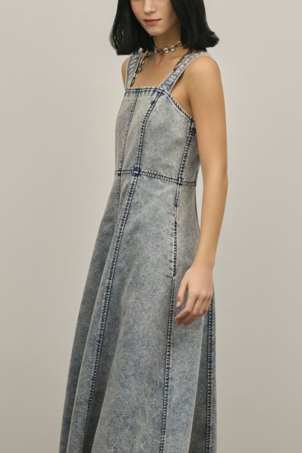 画像8: グレースコンチネンタル｜GRACE CONTINENTAL  ハンカチーフヘムデニムワンピース {-BFS} (8)