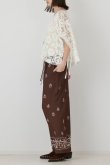 画像3: グレースコンチネンタル｜GRACE CONTINENTAL  メッシュエンブロイダリーポンチョトップ {-BFA} (3)