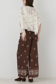 画像4: グレースコンチネンタル｜GRACE CONTINENTAL  メッシュエンブロイダリーポンチョトップ {-BFA} (4)