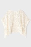 画像12: グレースコンチネンタル｜GRACE CONTINENTAL  メッシュエンブロイダリーポンチョトップ {-BFA} (12)