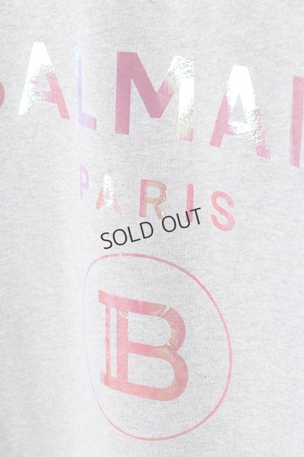 画像4: {SOLD}BALMAIN バルマン BH2 C&S HOLOGRAM BALMAIN SWEAT{-BJS} (4)