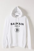 画像1: {SOLD}BALMAIN バルマン BH2 C&S HOODIE FLOCKY LOGO{-BJS} (1)