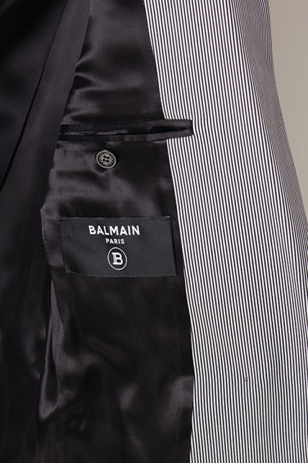 画像5: 【 30%OFF セール262,900円→184,030円】 BALMAIN バルマン BH2 JACKET STRIPED 6B{-BJS} (5)