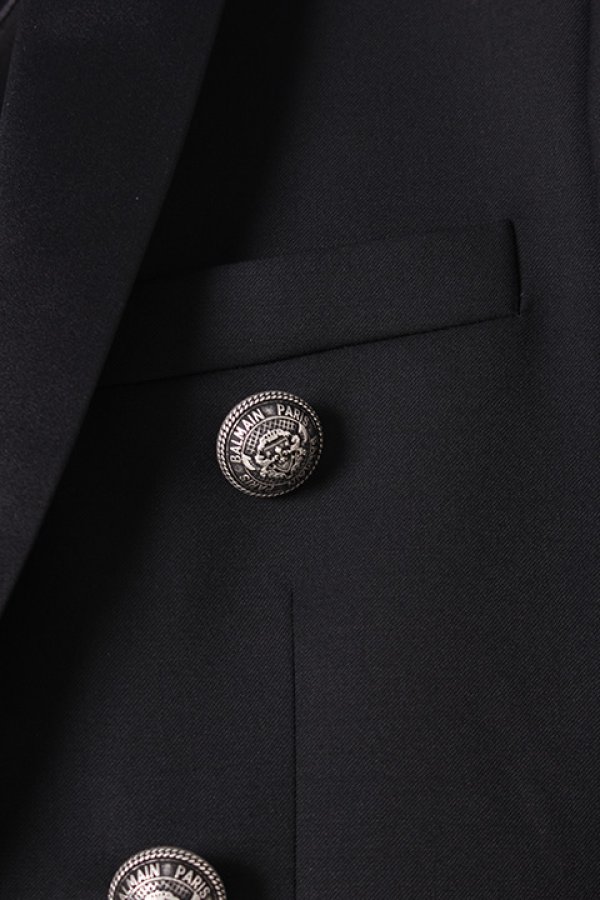 画像2: 【 30%OFF セール313,500円→219,450円】 BALMAIN バルマン BH2 JACKET COLLECTION FIT-6B{017746W001M-OPA-BJS} (2)