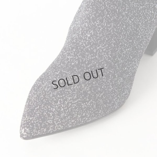 画像7: {SOLD}FABIO RUSCONI ファビオルスコーニ 1441 MAGLIA ラメニットポインテッドトゥショートブーツ{-AHA} (7)