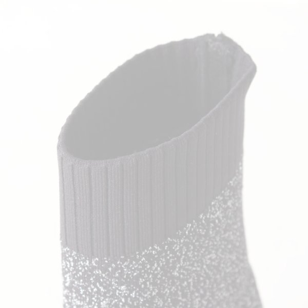 画像8:   FABIO RUSCONI ファビオルスコーニ 1441 MAGLIA ラメニットポインテッドトゥショートブーツ{-AHA} (8)