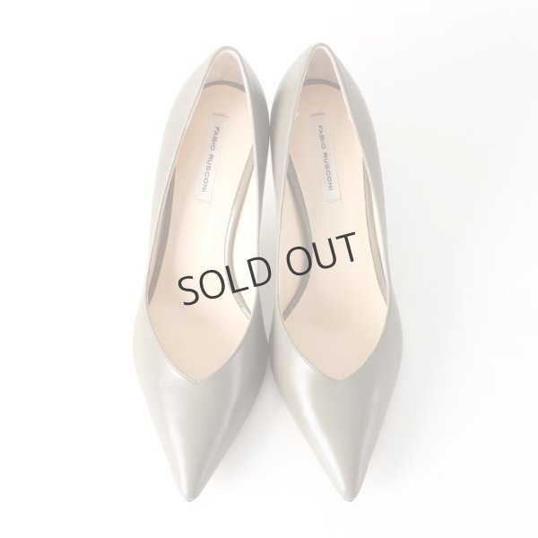 画像3: {SOLD}FABIO RUSCONI ファビオルスコーニ BANGO CAPRETTO スムースポインテッドトゥパンプス{0198-41900-10740-AHA} (3)