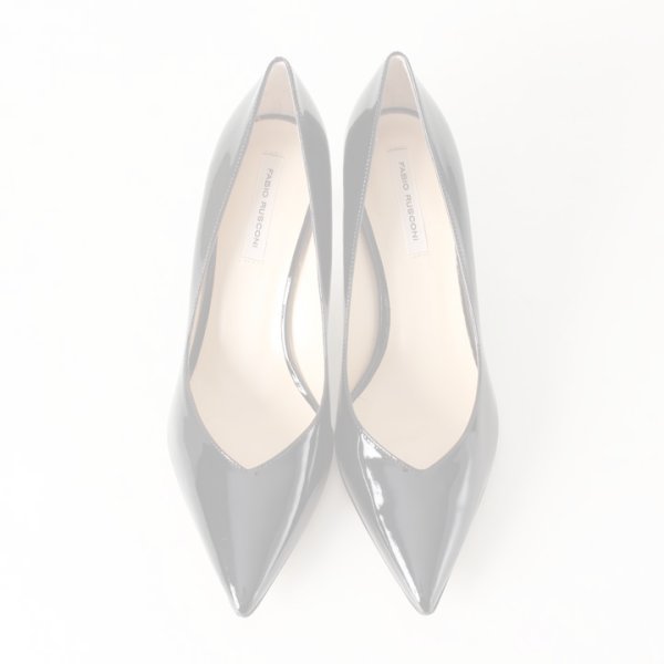 画像3:  {SOLD} FABIO RUSCONI ファビオルスコーニ BANGO VERNICE エナメルポインテッドトゥパンプス{-AHA} (3)