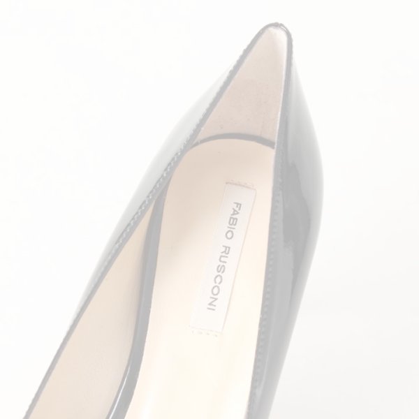画像8:  {SOLD} FABIO RUSCONI ファビオルスコーニ BANGO VERNICE エナメルポインテッドトゥパンプス{-AHA} (8)