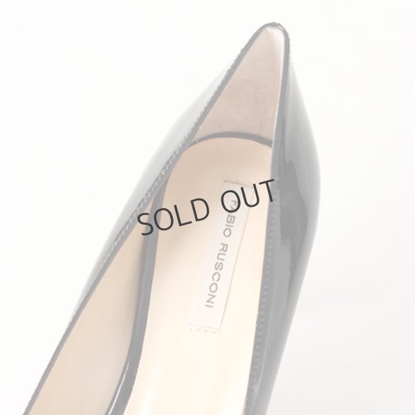 画像8: {SOLD}FABIO RUSCONI ファビオルスコーニ BANGO VERNICE エナメルポインテッドトゥパンプス{-AHA} (8)