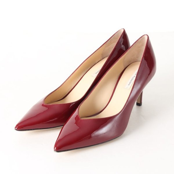 画像2: 【 30%OFF セール34,100円→23,870円】 FABIO RUSCONI ファビオルスコーニ BANGO VERNICE エナメルポインテッドトゥパンプス{-AHA} (2)