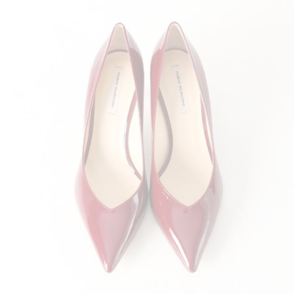 画像3:  {SOLD} FABIO RUSCONI ファビオルスコーニ BANGO VERNICE エナメルポインテッドトゥパンプス{-AHA} (3)