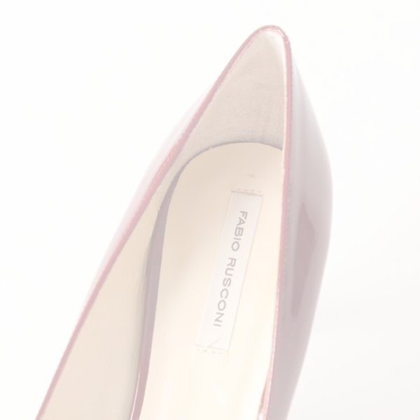 画像8:  {SOLD} FABIO RUSCONI ファビオルスコーニ BANGO VERNICE エナメルポインテッドトゥパンプス{-AHA} (8)
