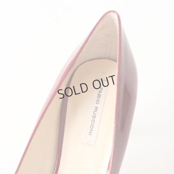 画像8: {SOLD}FABIO RUSCONI ファビオルスコーニ BANGO VERNICE エナメルポインテッドトゥパンプス{-AHA} (8)