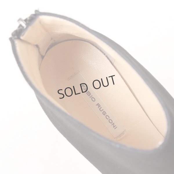 画像8: {SOLD}FABIO RUSCONI ファビオルスコーニ FIGARO CAMOSCIO スエードアーモンドトゥブーティー{-AHA} (8)