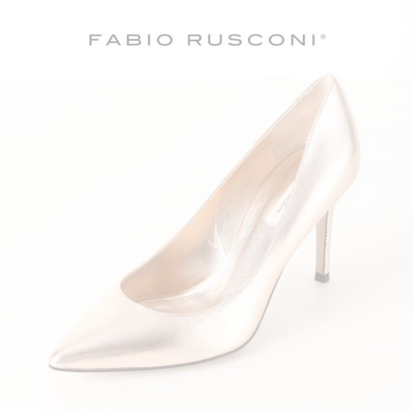 画像1:   FABIO RUSCONI ファビオルスコーニ NATALY LUXER ポインテッドトゥヒールパンプス{-AHA} (1)