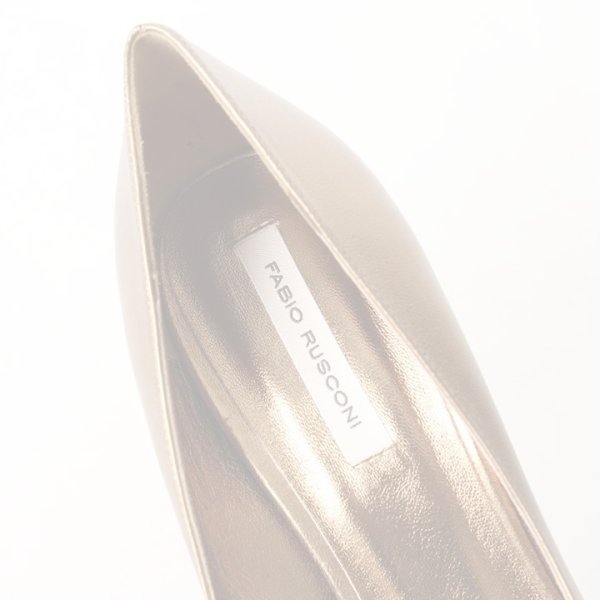 画像8:  {SOLD} FABIO RUSCONI ファビオルスコーニ NATALY LUXER ポインテッドトゥヒールパンプス{-AHA} (8)