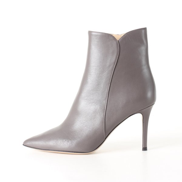 画像5: 【 30%OFF セール48,400円→33,880円】 FABIO RUSCONI ファビオルスコーニ NICK GUANTINO スムースポインテッドトゥショートブーツ{-AHA} (5)