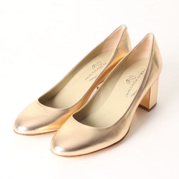 画像2: 【 30%OFF セール34,100円→23,870円】 FABIO RUSCONI ファビオルスコーニ SOFIA 167 LUXOR サケットチャンキーヒールパンプス{-AIS} (2)