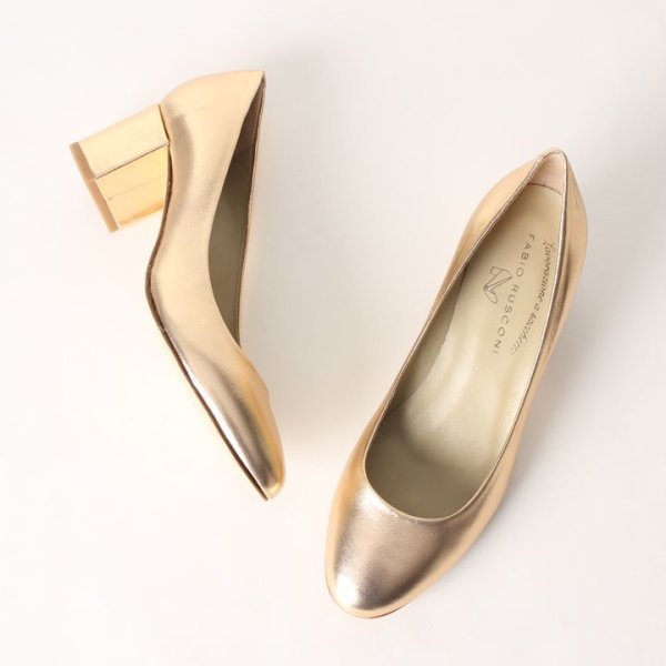 画像10: 【 30%OFF セール34,100円→23,870円】 FABIO RUSCONI ファビオルスコーニ SOFIA 167 LUXOR サケットチャンキーヒールパンプス{-AIS} (10)