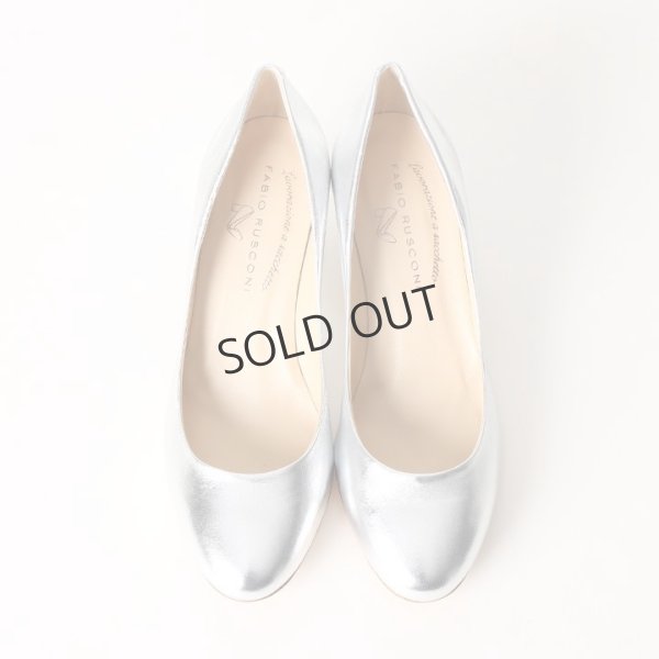 画像3: {SOLD}FABIO RUSCONI ファビオルスコーニ SOFIA 167 LUXOR サケットチャンキーヒールパンプス{-AIS} (3)
