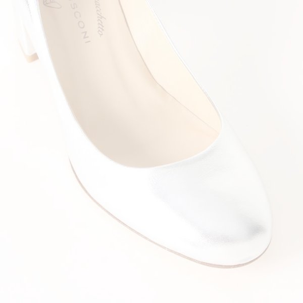 画像7:  {SOLD} FABIO RUSCONI ファビオルスコーニ SOFIA 167 LUXOR サケットチャンキーヒールパンプス{-AIS} (7)