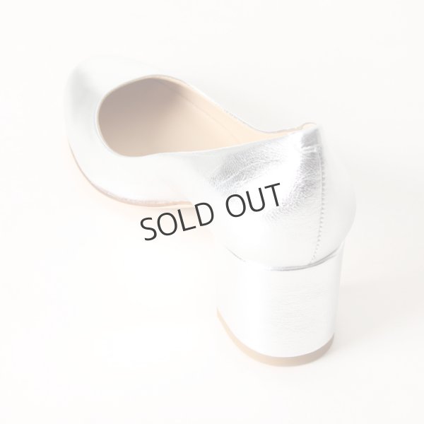 画像9: {SOLD}FABIO RUSCONI ファビオルスコーニ SOFIA 167 LUXOR サケットチャンキーヒールパンプス{-AIS} (9)