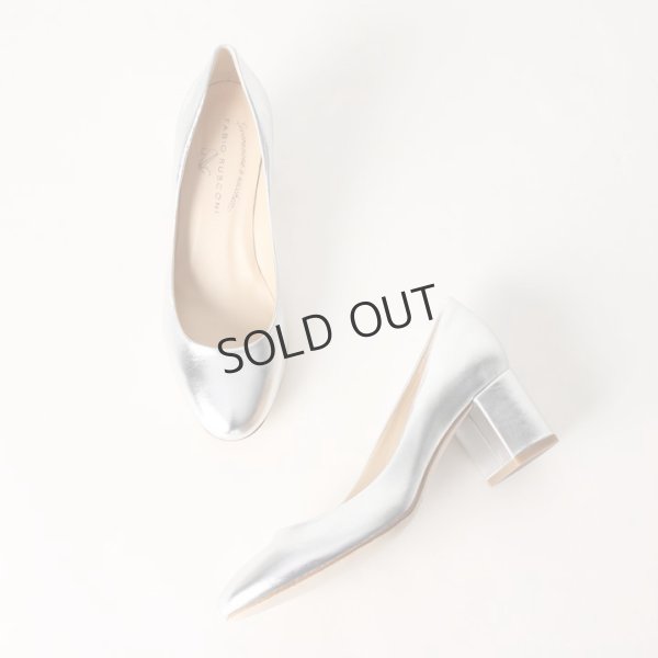 画像10: {SOLD}FABIO RUSCONI ファビオルスコーニ SOFIA 167 LUXOR サケットチャンキーヒールパンプス{-AIS} (10)