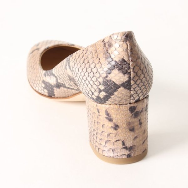 画像9: 【 30%OFF セール37,400円→26,180円】 FABIO RUSCONI ファビオルスコーニ SOFIA 167 PITONE サケットチャンキーヒールパンプス{-AIS} (9)