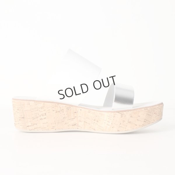 画像6: {SOLD}FABIO RUSCONI ファビオルスコーニ JENNY 800 OCEANO コルク厚底ウェッジサンダル{-AIS} (6)