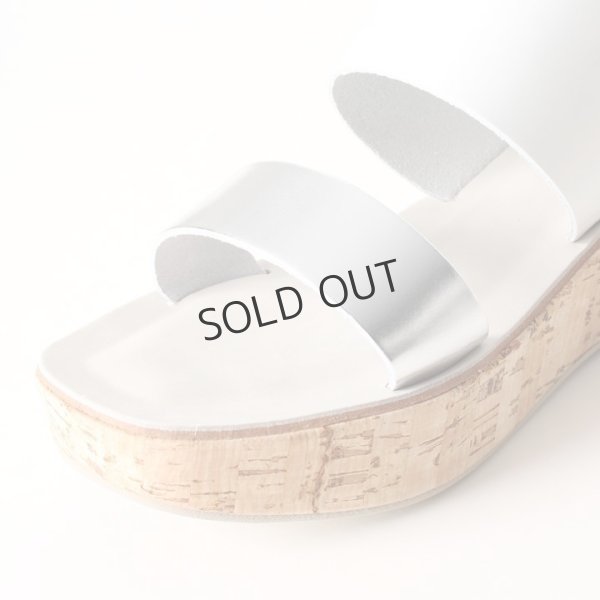 画像7: {SOLD}FABIO RUSCONI ファビオルスコーニ JENNY 800 OCEANO コルク厚底ウェッジサンダル{-AIS} (7)