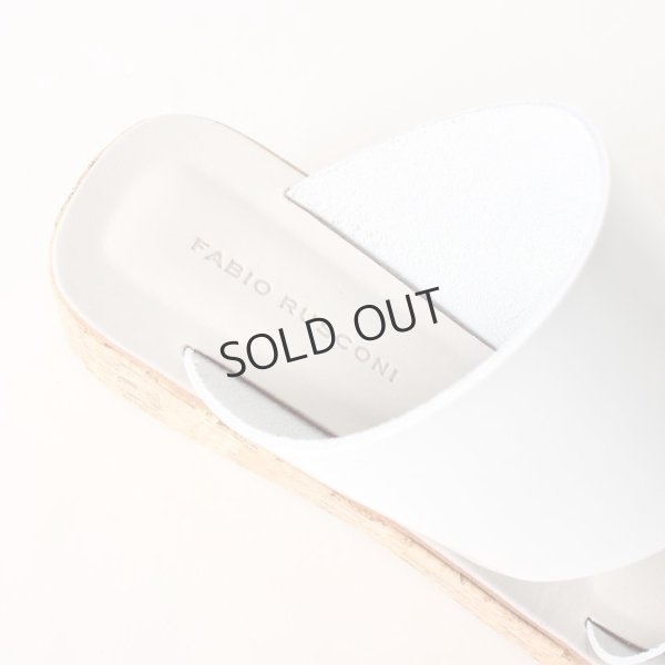 画像8: {SOLD}FABIO RUSCONI ファビオルスコーニ JENNY 800 OCEANO コルク厚底ウェッジサンダル{-AIS} (8)