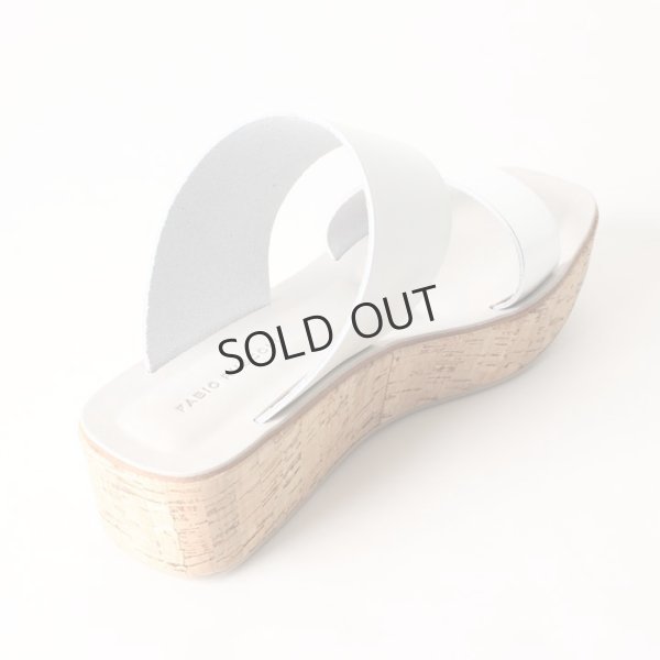 画像9: {SOLD}FABIO RUSCONI ファビオルスコーニ JENNY 800 OCEANO コルク厚底ウェッジサンダル{-AIS} (9)