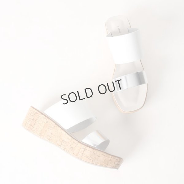 画像10: {SOLD}FABIO RUSCONI ファビオルスコーニ JENNY 800 OCEANO コルク厚底ウェッジサンダル{-AIS} (10)