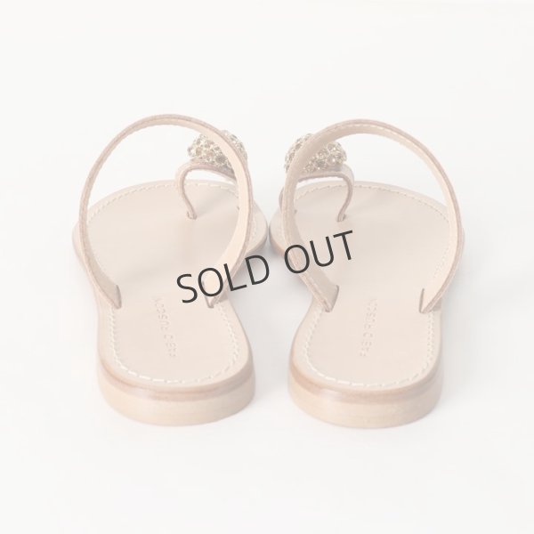 画像4: {SOLD}FABIO RUSCONI ファビオルスコーニ D831 トングストラップフラットサンダル{-BJS} (4)